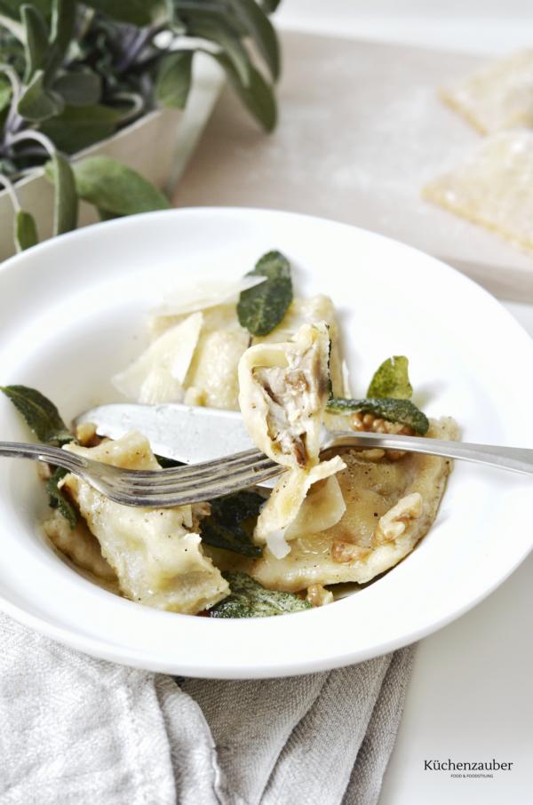 Ravioli Mit Steinpilzfllung