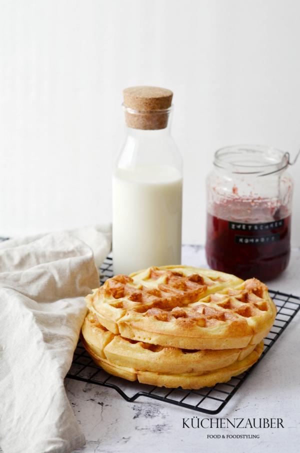 Ein fluffig, flaumiger Morgen - Süße Waffeln - Küchenzauber