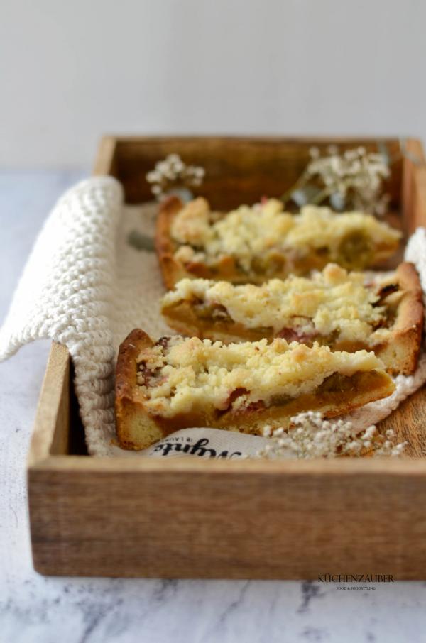 Rhabarber Marzipan Tarte und meine Zitronen Salz Paste - Küchenzauber