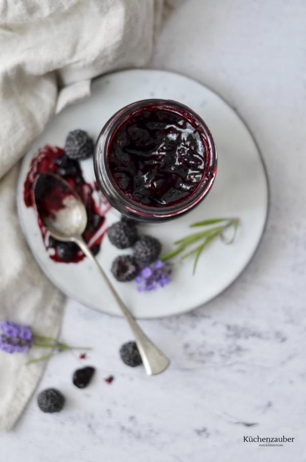 Brombeer Lavendel Marmelade - Küchenzauber