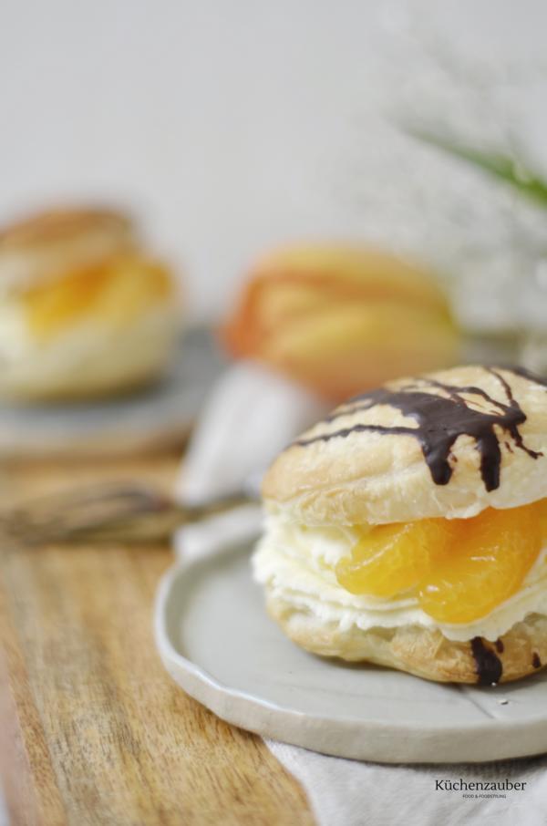 Schnelle Blätterteig-Krapfen - Küchenzauber