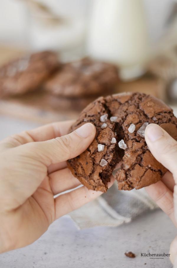 Fudgy Schoko Cookies