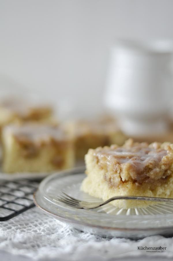 Zimtschnecken-Kuchen vom Blech - Küchenzauber