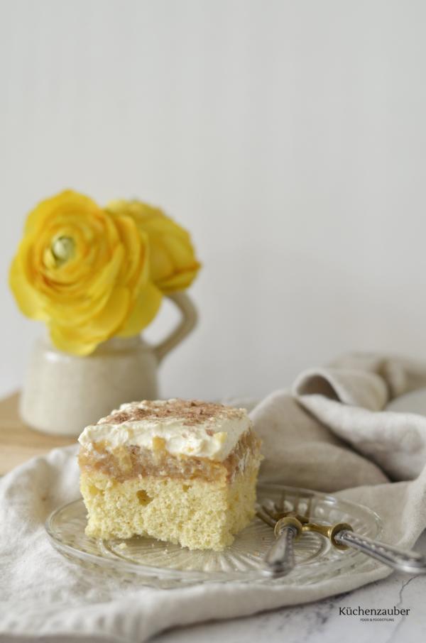 Apfel Schichtkuchen vom Blech