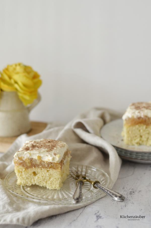 Apfel Schichtkuchen vom Blech